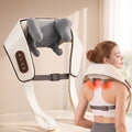 Livemor Neck Massager with Heat Pillow Shiatsu Shoulder Back Massager