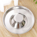 DS BS Stainless Steel Slow Feeder Dog Bowls-34CM
