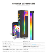 DS BS Smart APP RC Control LED RGB Floor Lamp with Music Sync
