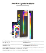 DS BS Smart APP RC Control LED RGB Floor Lamp with Music Sync