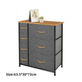 DS BS 7 Drawers Steel Frame Fabric Storage Tower
