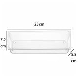 DS BS 16Pcs Mixed Sizes Rectangular Clear Storage Box