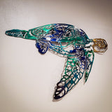 DS BS Marine Life Metal Wall Art Décor-Sea Turtle
