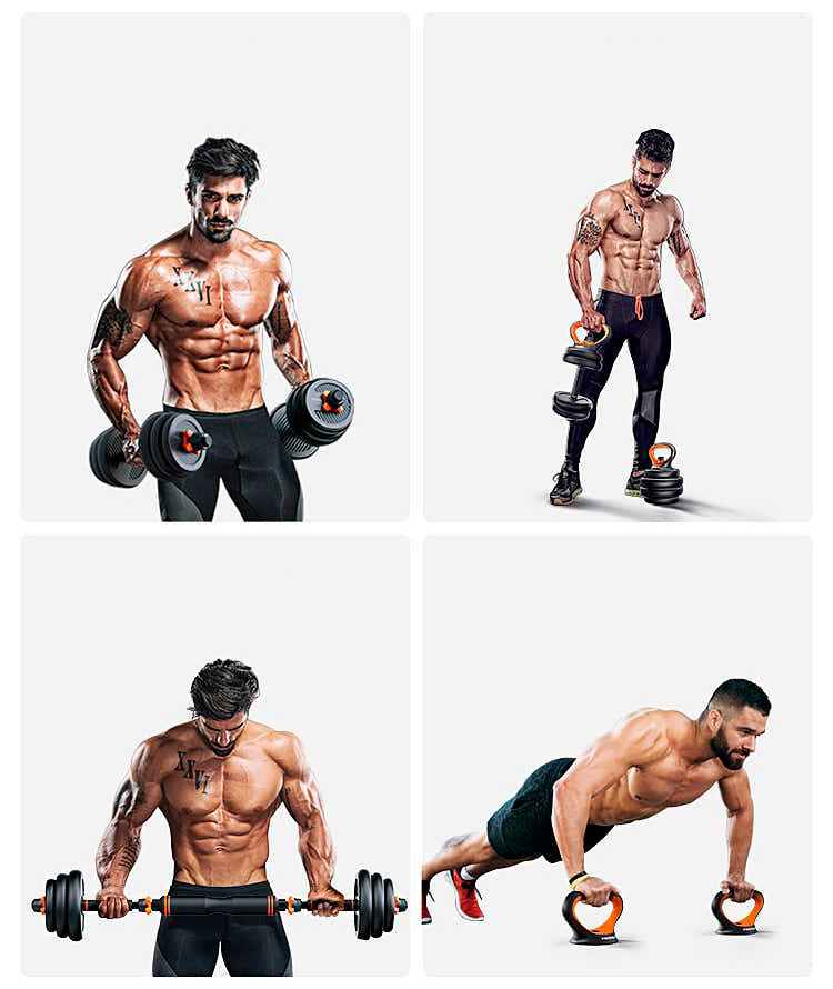 DS BS Multifunctional Dumbbells Weights Set -40kg