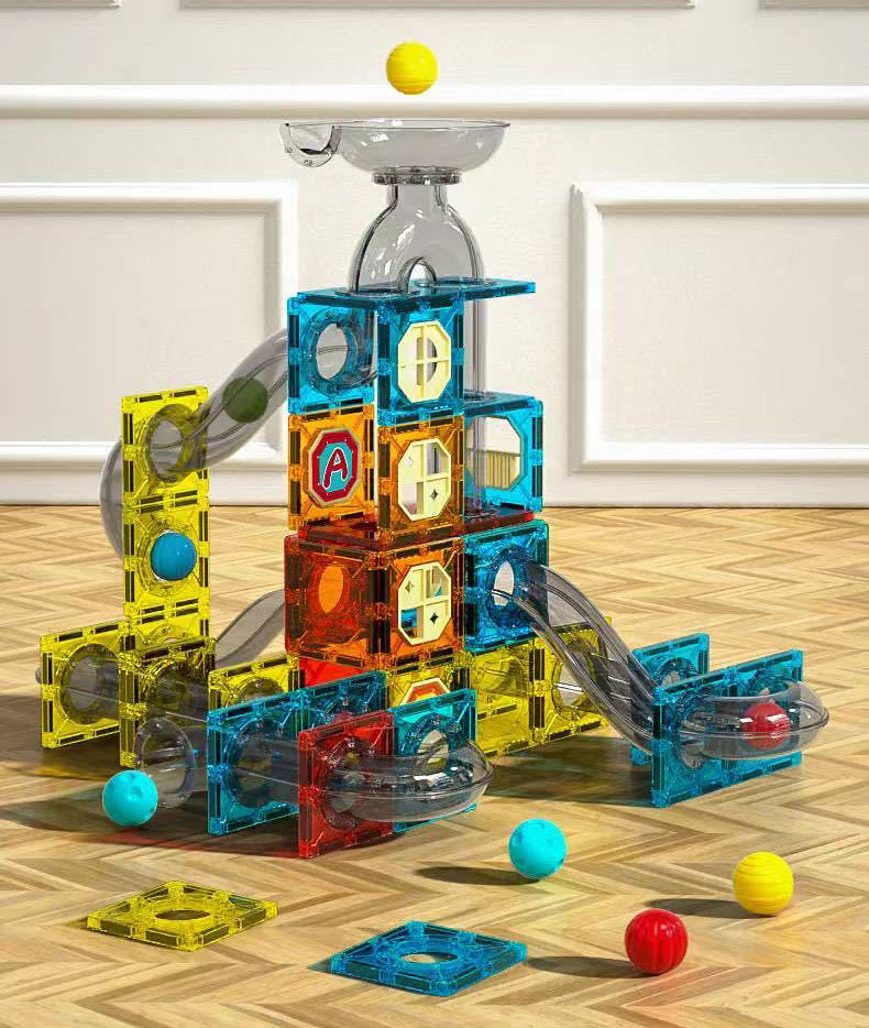 DS BS Wooden Train Tracks & Trains Construction Toys-Airport