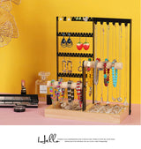 DS BS 4-Tier Hanging Jewelry Organizer Necklace Stand Holder