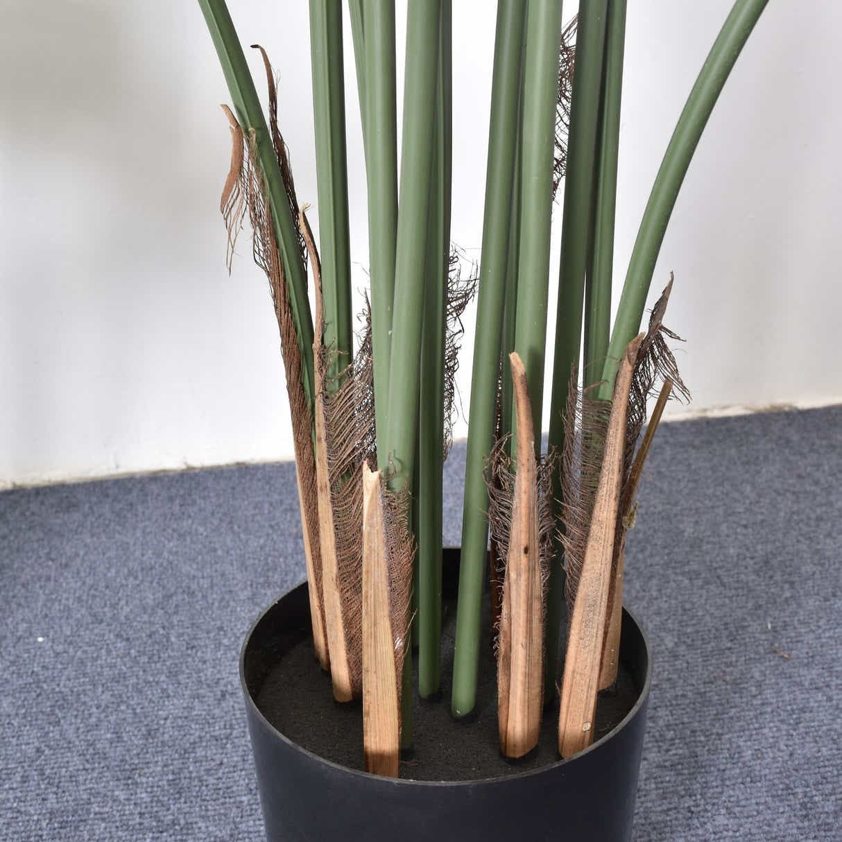 DS BS Artificial Plastic Tropical Palm Tree Monstera-90CM