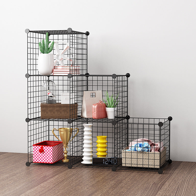 DS BS 6 Cube DIY Storage Metal Wire Organizer