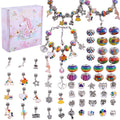 DS BS 63 Pcs DIY Charm Bracelet Making Kit-Multicolor