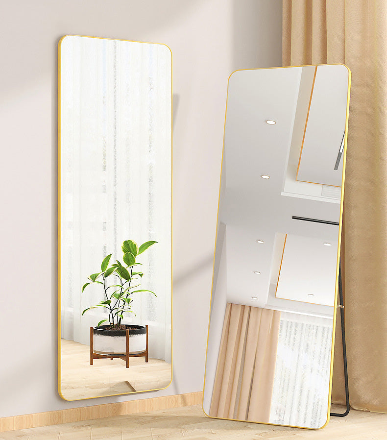 DS BS Aluminum Alloy Frame Full Size Body Mirror 165x60CM-Gold