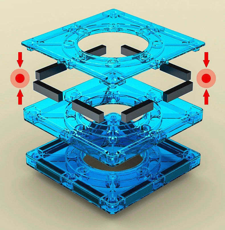 DS BS Magnetic Building Blocks Educational STEM Toys-56PCS