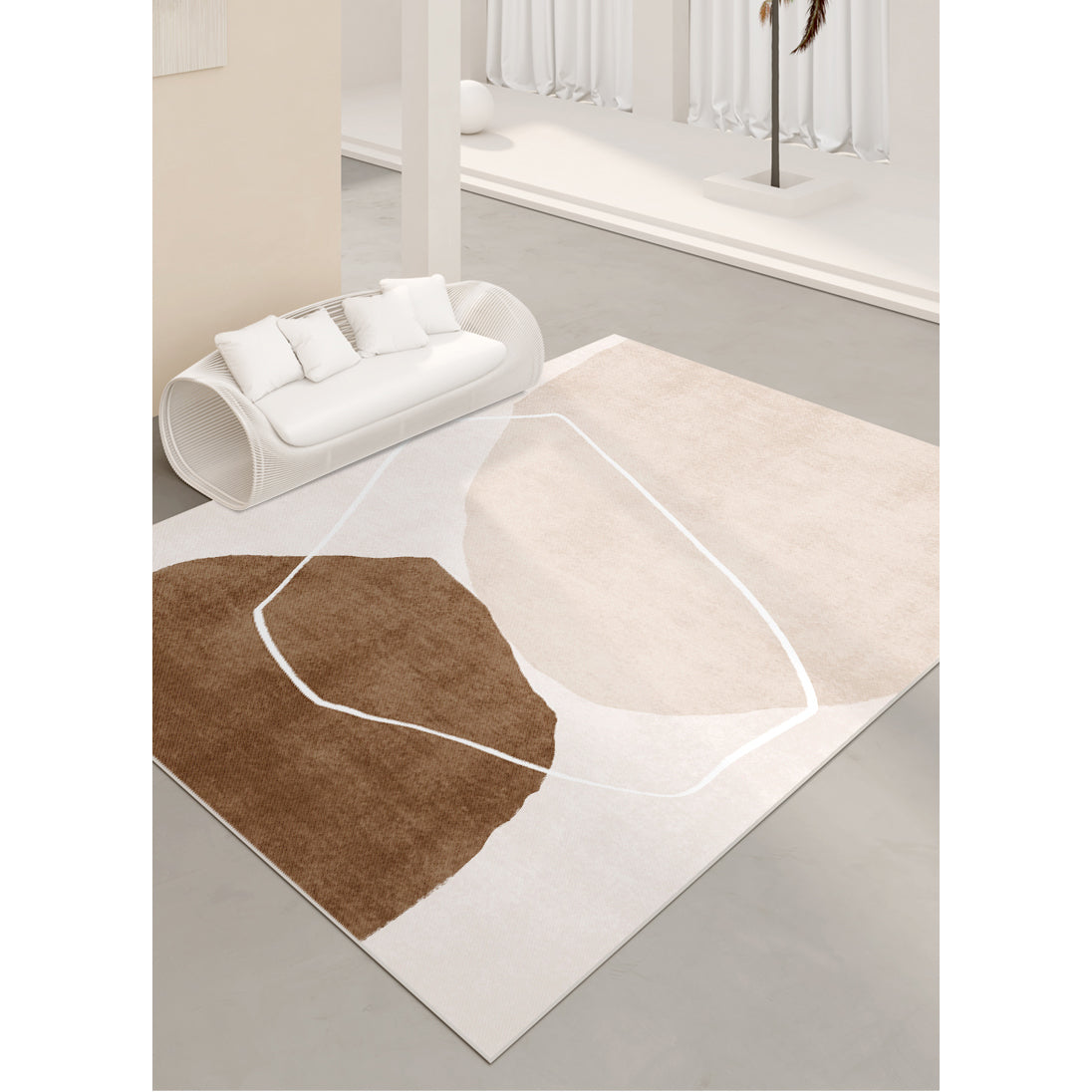DS BS Modern Abstract Non-Shedding Area Rug Illusory 200X300CM