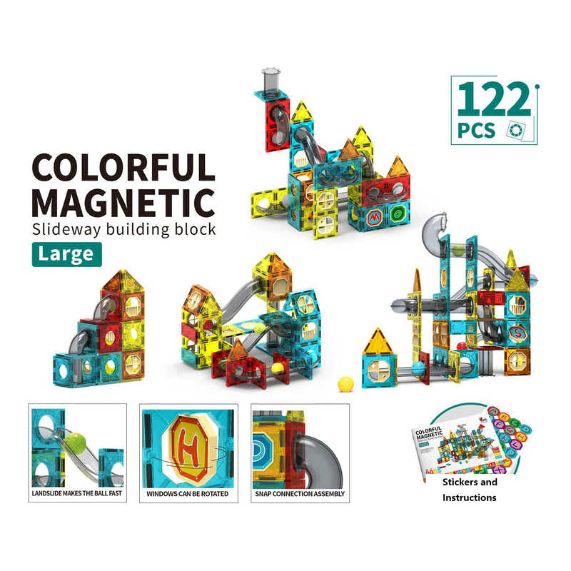 DS BS Magnetic Building Blocks Educational STEM Toys-56PCS