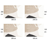 DS BS Modern Abstract Non-Shedding Area Rug Mundane 160X230CM