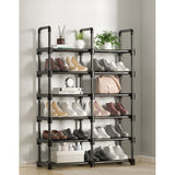 DS BS 6+6 Tiers Tall Shoe Rack Storage Shelf