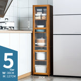 DS BS 5 Tier Bamboo Free Standing Multifunctional Cabinet Rack