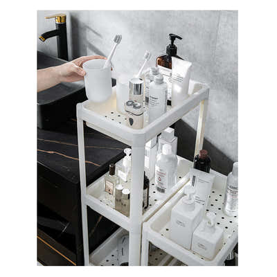 DS BS 4 Tier Wide Slide-Out Trolley Rack Shelf Organizer