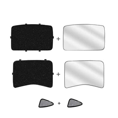 DS BS  Two-Layer Glass Roof Sunshade Set for Tesla Model 3