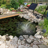 DS BS Solar Powered Oxygen Air Bubble Fountain Pump