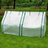 DS BS Mini Garden Plant Flower Greenhouse with Roll Up Curtains Door 180cm