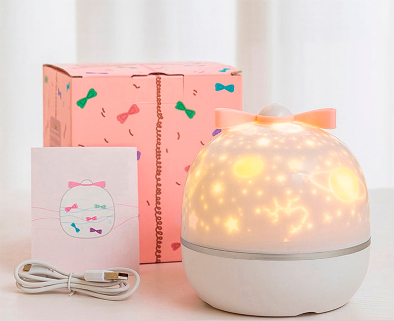 DS BS Starry Rotating Projector Lamp Night Light with 6 Pattern