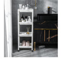 DS BS 4 Tier Wide Slide-Out Trolley Rack Shelf Organizer