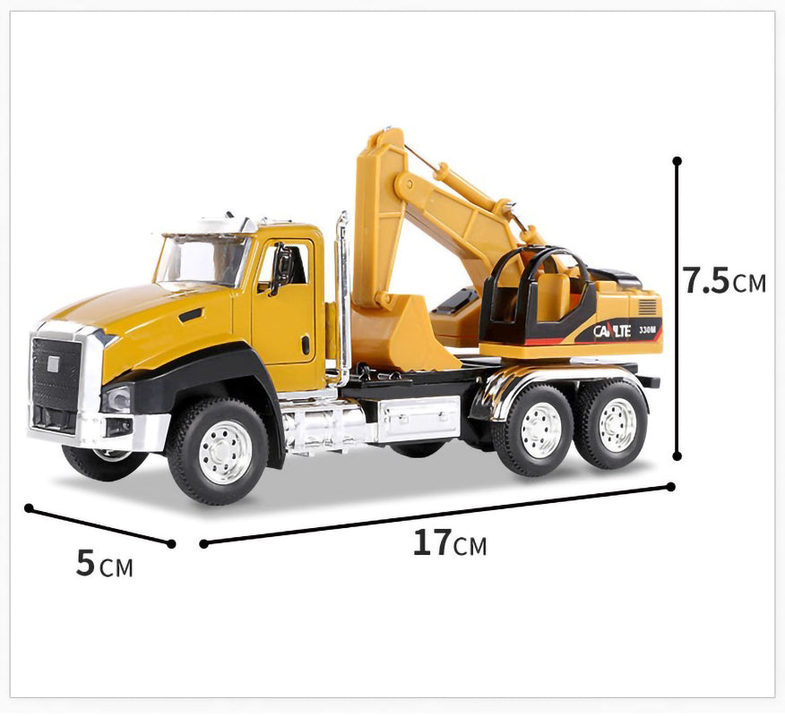 DS BS Metal Team Engineering Vehicle Model Toys Set