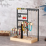 DS BS 4-Tier Hanging Jewelry Organizer Necklace Stand Holder