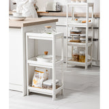 DS BS 3 Tier Wide Slide-Out Trolley Rack Shelf Organizer