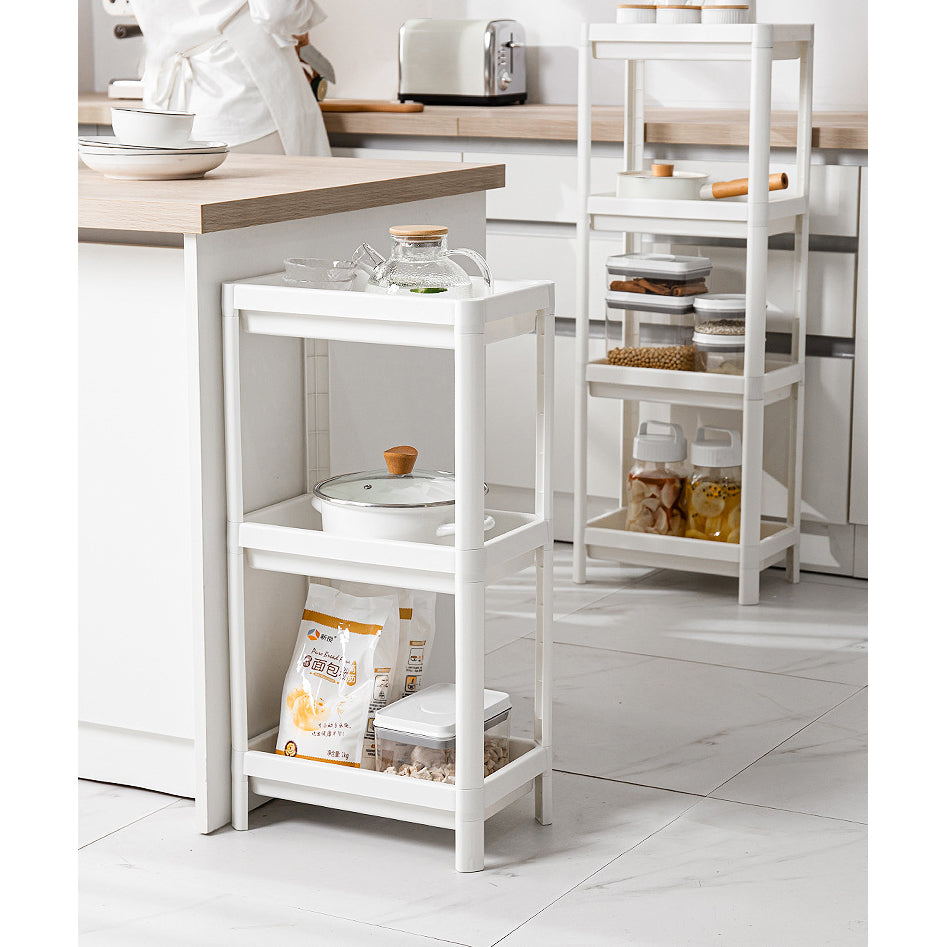 DS BS 3 Tier Wide Slide-Out Trolley Rack Shelf Organizer
