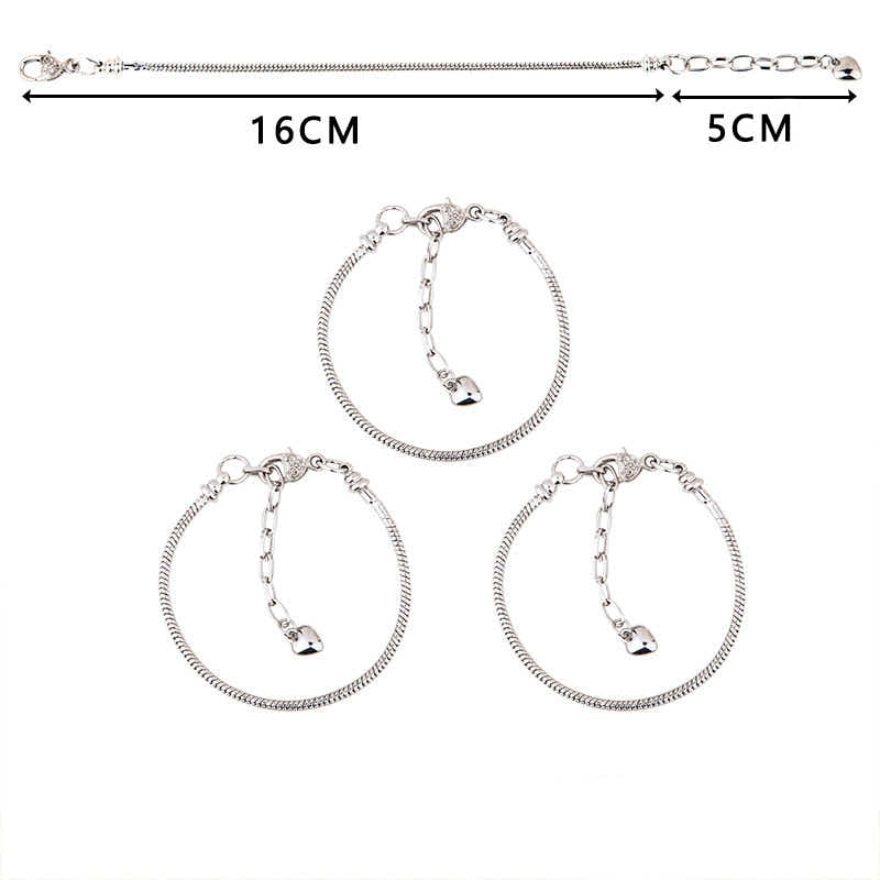 DS BS 63 Pcs DIY Charm Bracelet Making Kit-Multicolor
