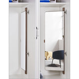 DS BS Aluminum Alloy Frame Wall Mounted Mirror Pull Out Mirror - Roseglod