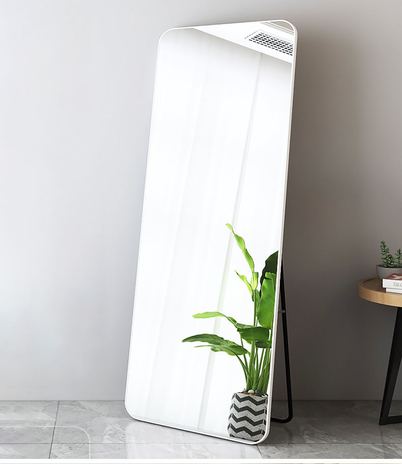 DS BS Aluminum Alloy Frame Full Size Body Mirror 165x60CM-White