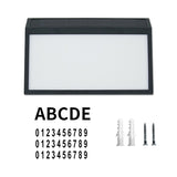 DS BS Outdoor Solar LED House Numbers Large Display Light