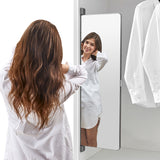 DS BS Aluminum Alloy Frame Wall Mounted Mirror Pull Out Mirror - Roseglod