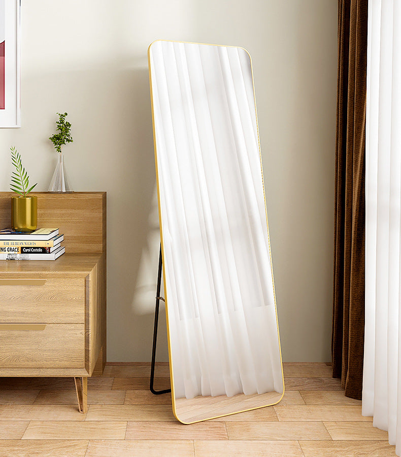 DS BS Aluminum Alloy Frame Full Size Body Mirror 165x60CM-Gold