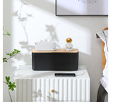 DS BS Cable Management Box with Bamboo Lid-XL