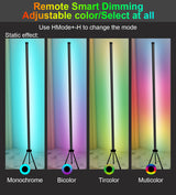 DS BS Smart APP RC Control LED RGB Floor Lamp with Music Sync