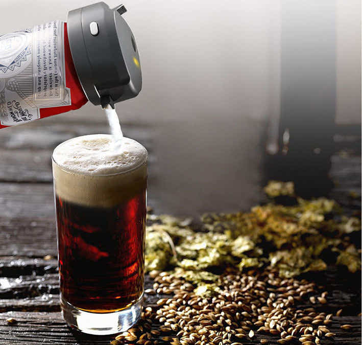 DS BS Portable Canned Beer Foamer Machine