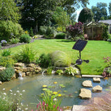 DS BS Solar Powered Oxygen Air Bubble Fountain Pump