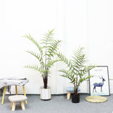 DS BS Artificial Plastic Tropical Palm Tree Pteridophytes-130CM