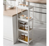 DS BS 3 Tier Wide Slide-Out Trolley Rack Shelf Organizer