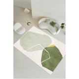 DS BS Modern Abstract Non-Shedding Area Rug Semi-Sun 120X160CM