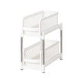 DS BS 2 Tier Bathroom Kitchen Countertop Pull Out Cabinet Organizer