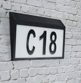 DS BS Outdoor Solar LED House Numbers Large Display Light