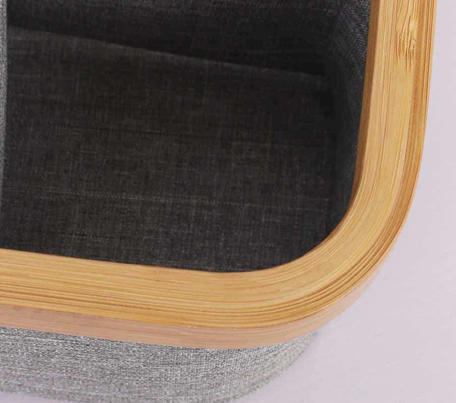 DS BS 4 Cell Non-Lidded Square Underwear Storage Basket