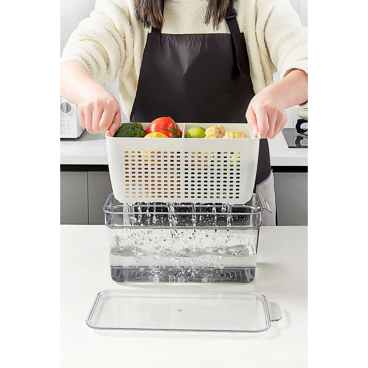 DS BS 4Pcs Refrigerator organizers