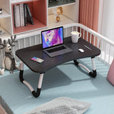 DS BS Portable Foldable Bed Laptop Table Black