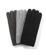 DS BS Windproof Outdoor Full Finger Touch Screen Gloves XL-Black