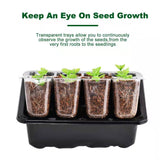DS BS 10 Packs 12 Cells Seed Starter Tray Seed Starter Kit